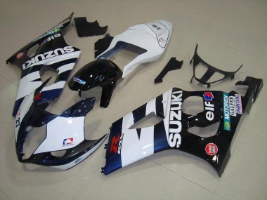 Carenados Moto GSXR 1000 K3 03-04 - Blanco Negro Elf