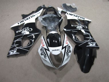 Carenados Moto GSXR 1000 K3 03-04 - Negro Blanco Corona Extra Motul