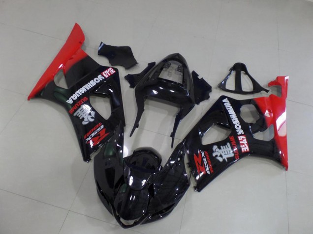 Carenados Moto GSXR 1000 K3 03-04 - Negro y rojo Carenados Moto GSXR 1000 K3 03-04 - Negro y rojo