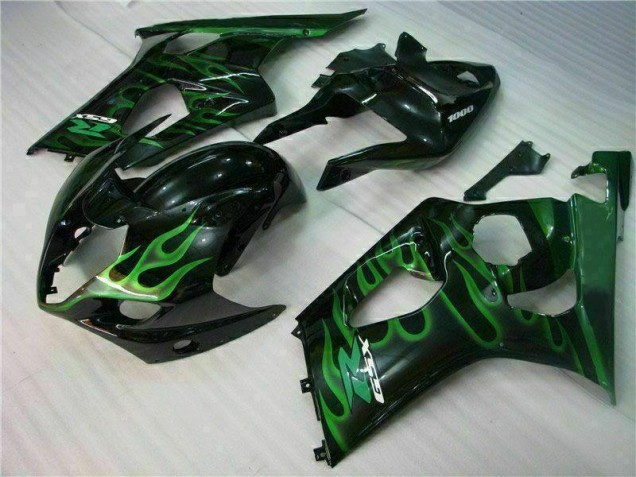 Carenados Moto GSXR 1000 K3 03-04 - Verde Negro Carenados Moto GSXR 1000 K3 03-04 - Verde Negro