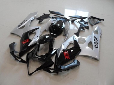 Carenados Moto GSXR 1000 K5 05-06 - Plata Negro