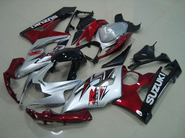 Carenados Moto GSXR 1000 K5 05-06 - Plata Rojo Carenados Moto GSXR 1000 K5 05-06 - Plata Rojo