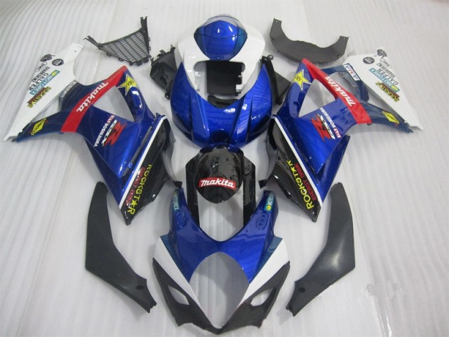 Carenados Moto GSXR 1000 K7 07-08 - Azul Negro Rockstar Carenados Moto GSXR 1000 K7 07-08 - Azul Negro Rockstar