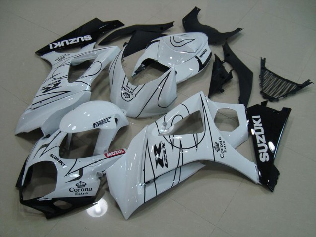 Carenados Moto GSXR 1000 K7 07-08 - Blanco Corona Carenados Moto GSXR 1000 K7 07-08 - Blanco Corona