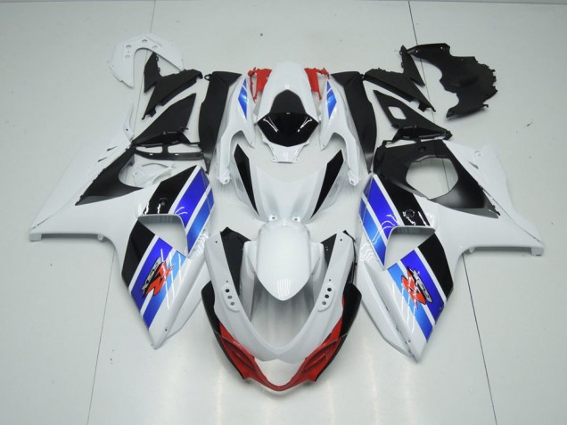 Carenados Moto GSXR 1000 K9 09-16 - Blanco Azul Negro Carenados Moto GSXR 1000 K9 09-16 - Blanco Azul Negro