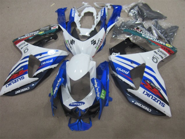 Carenados Moto GSXR 1000 K9 09-16 - Blanco Azul Samsung Carenados Moto GSXR 1000 K9 09-16 - Blanco Azul Samsung