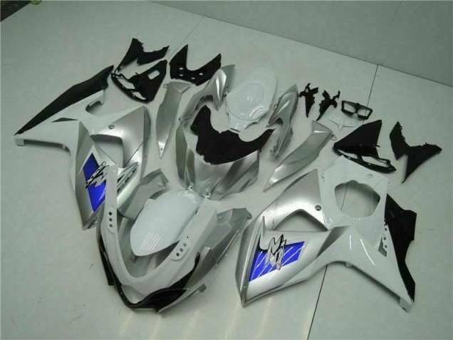 Carenados Moto GSXR 1000 K9 09-16 - Plata Blanco Carenados Moto GSXR 1000 K9 09-16 - Plata Blanco