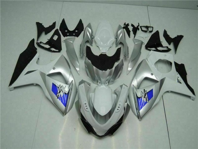Carenados Moto GSXR 1000 K9 09-16 - Plata Blanco Carenados Moto GSXR 1000 K9 09-16 - Plata Blanco