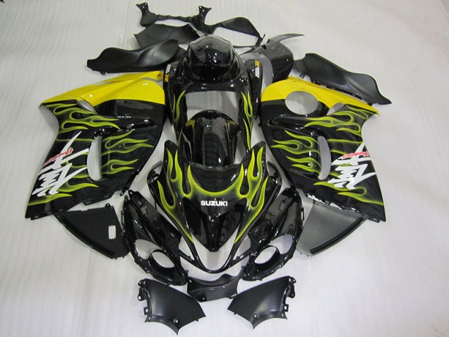 Carenados Moto GSXR 1300 Hayabusa 08-19 - Negro Amarillo Llama Carenados Moto GSXR 1300 Hayabusa 08-19 - Negro Amarillo Llama