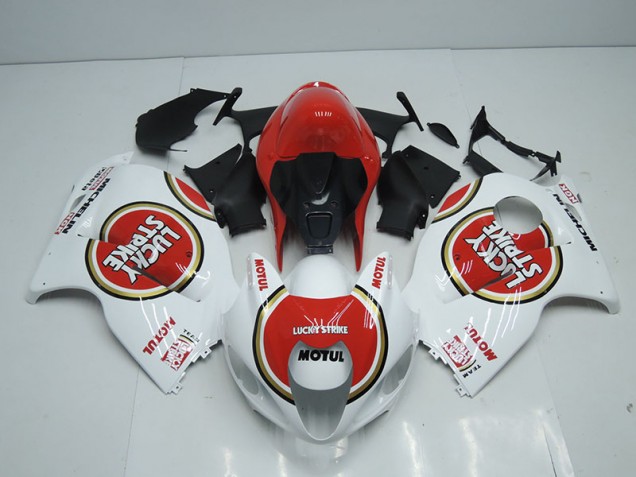 Carenados Moto GSXR 1300 Hayabusa 96-07 - Blanco Rojo Lucky Strike Motul Carenados Moto GSXR 1300 Hayabusa 96-07 - Blanco Rojo Lucky Strike Motul