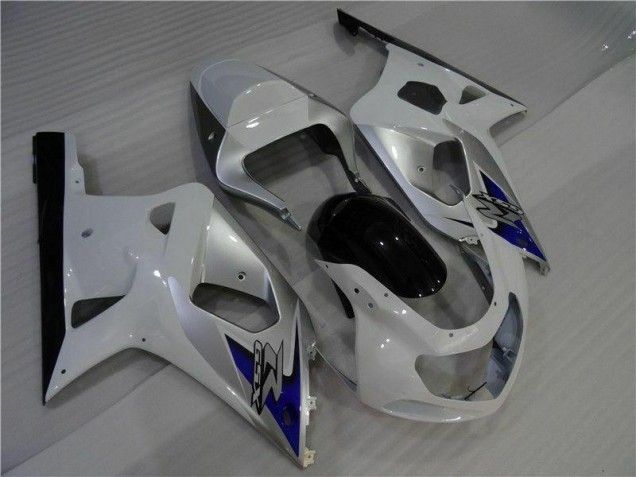 Carenados Moto GSXR 600 / 750 K1 K2 K3 01-03 - Blanco Plata Carenados Moto GSXR 600 / 750 K1 K2 K3 01-03 - Blanco Plata