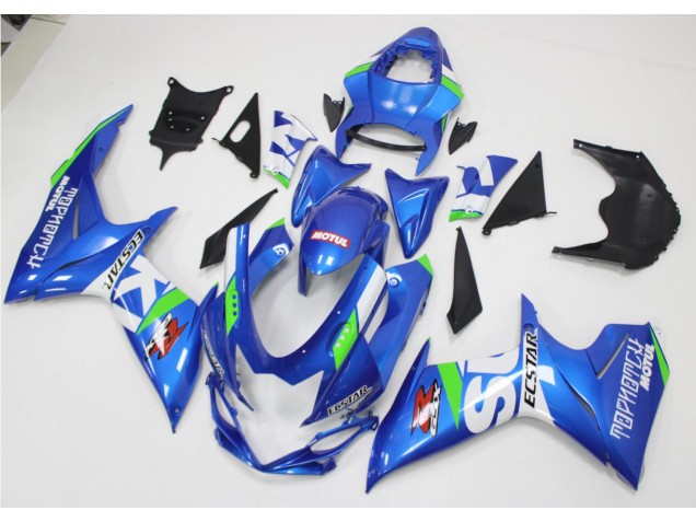 Carenados Moto GSXR 600 / 750 K11 11-21 - Azul Blanco Verde Carenados Moto GSXR 600 / 750 K11 11-21 - Azul Blanco Verde