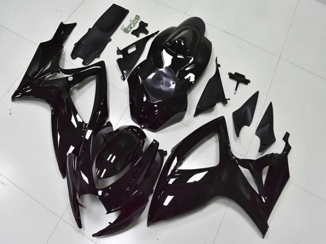 Carenados Moto GSXR 600 / 750 K6 06-07 - Brillante Negro Carenados Moto GSXR 600 / 750 K6 06-07 - Brillante Negro