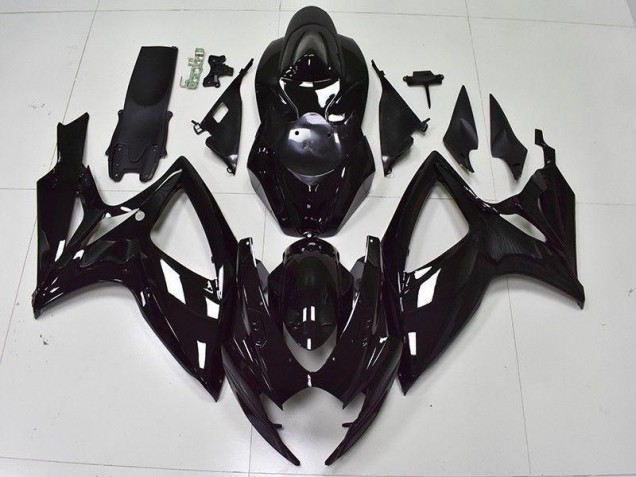 Carenados Moto GSXR 600 / 750 K6 06-07 - Brillante Negro Carenados Moto GSXR 600 / 750 K6 06-07 - Brillante Negro