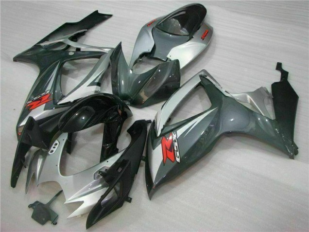 Carenados Moto GSXR 600 / 750 K6 06-07 - Plata Negro Carenados Moto GSXR 600 / 750 K6 06-07 - Plata Negro