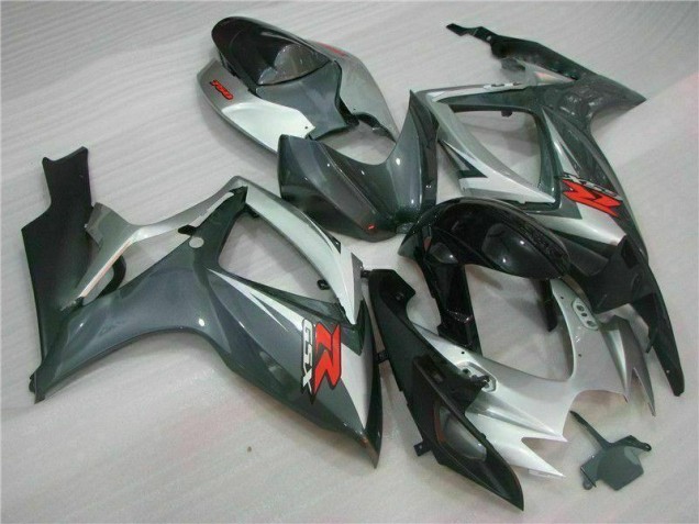 Carenados Moto GSXR 600 / 750 K6 06-07 - Plata Negro Carenados Moto GSXR 600 / 750 K6 06-07 - Plata Negro
