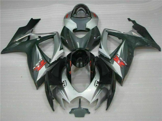 Carenados Moto GSXR 600 / 750 K6 06-07 - Plata Negro Carenados Moto GSXR 600 / 750 K6 06-07 - Plata Negro