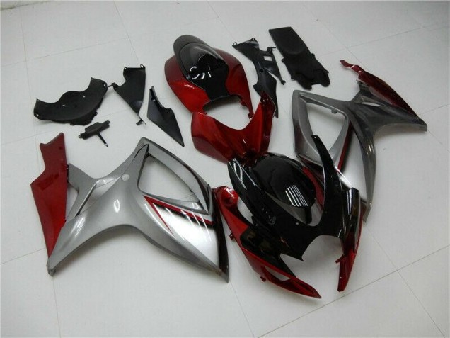 Carenados Moto GSXR 600 / 750 K6 06-07 - Rojo Plata Carenados Moto GSXR 600 / 750 K6 06-07 - Rojo Plata