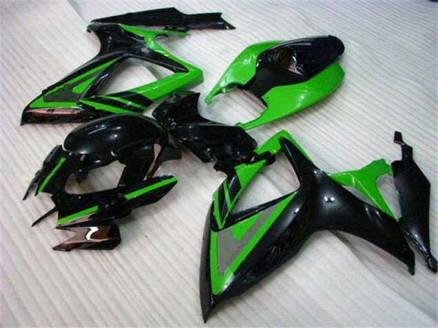 Carenados Moto GSXR 600 / 750 K6 06-07 - Verde Negro Carenados Moto GSXR 600 / 750 K6 06-07 - Verde Negro