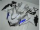 Carenados Moto GSXR 600 / 750 K8 08-10 - Blanco Plata Azul Carenados Moto GSXR 600 / 750 K8 08-10 - Blanco Plata Azul