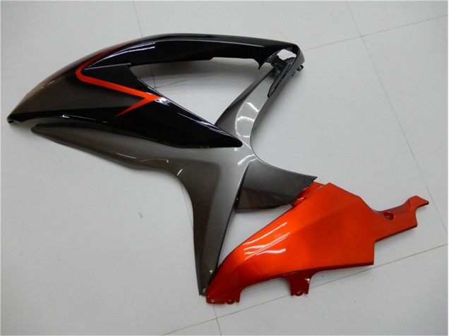 Carenados Moto GSXR 600 / 750 K8 08-10 - Negro Naranja Gris Carenados Moto GSXR 600 / 750 K8 08-10 - Negro Naranja Gris