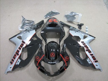 Carenados Moto GSXR 600 K1 K2 K3 01-03 - Negro Rojo 23