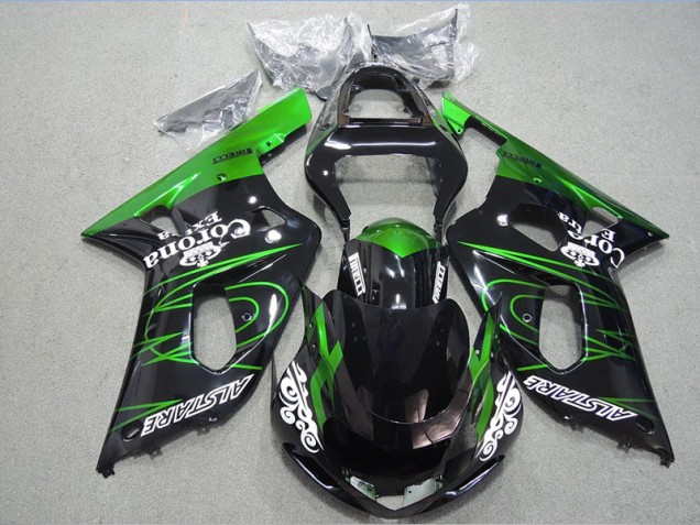 Carenados Moto GSXR 600 K1 K2 K3 01-03 - Negro Verde Corona Extra Carenados Moto GSXR 600 K1 K2 K3 01-03 - Negro Verde Corona Extra