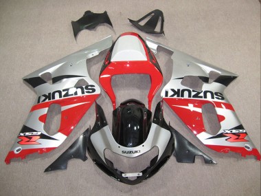 Carenados Moto GSXR 600 K1 K2 K3 01-03 - Rojo Plata
