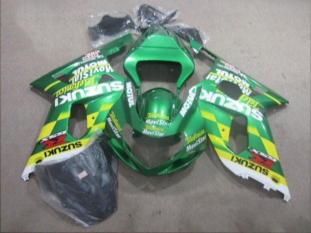Carenados Moto GSXR 600 K1 K2 K3 01-03 - Telefunica Movistar Carenados Moto GSXR 600 K1 K2 K3 01-03 - Telefunica Movistar
