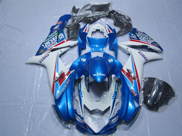 Carenados Moto GSXR 600 K11 11-21 - Azul Blanco Carenados Moto GSXR 600 K11 11-21 - Azul Blanco