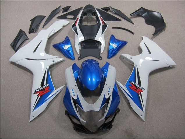 Carenados Moto GSXR 600 K11 11-21 - Blanco Azul Carenados Moto GSXR 600 K11 11-21 - Blanco Azul