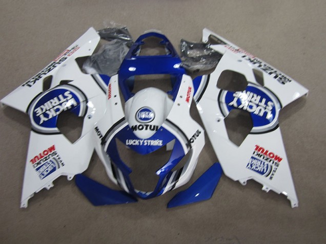 Carenados Moto GSXR 600 K4 04-05 - Azul Blanco Lucky Strike Motul Carenados Moto GSXR 600 K4 04-05 - Azul Blanco Lucky Strike Motul