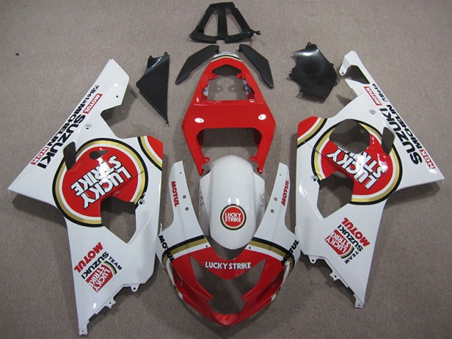 Carenados Moto GSXR 600 K4 04-05 - Rojo Blanco Lucky Strike Motul Carenados Moto GSXR 600 K4 04-05 - Rojo Blanco Lucky Strike Motul