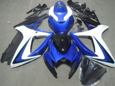 Carenados Moto GSXR 600 K6 06-07 - Azul Blanco Negro