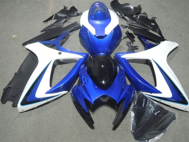 Carenados Moto GSXR 600 K6 06-07 - Azul Blanco Negro Carenados Moto GSXR 600 K6 06-07 - Azul Blanco Negro