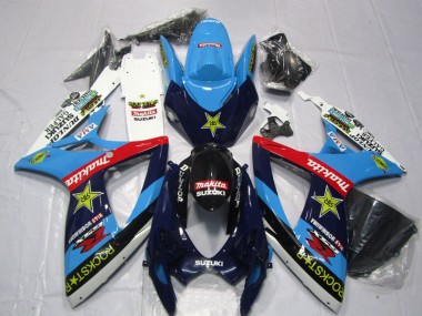 Carenados Moto GSXR 600 K6 06-07 - Azul Blanco Rockstar Makita