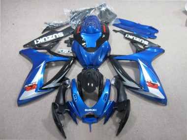Carenados Moto GSXR 600 K6 06-07 - Azul Negro Blanco