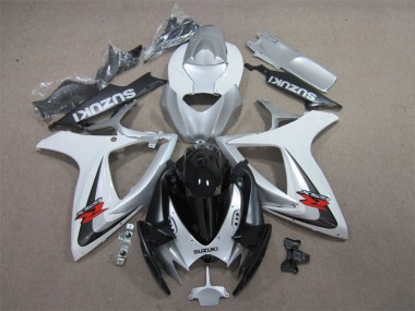 Carenados Moto GSXR 600 K6 06-07 - Negro Blanco