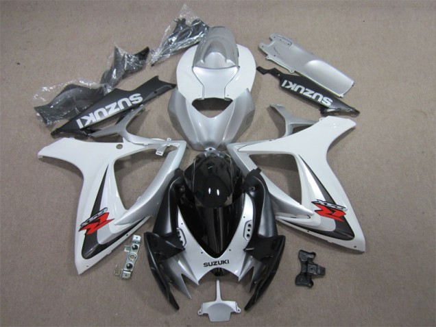 Carenados Moto GSXR 600 K6 06-07 - Negro Blanco Carenados Moto GSXR 600 K6 06-07 - Negro Blanco