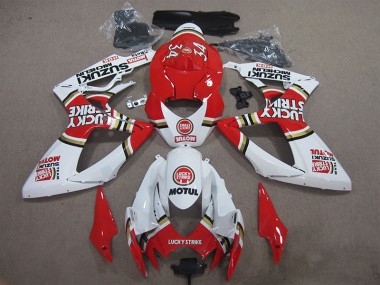 Carenados Moto GSXR 600 K6 06-07 - Rojo Blanco Lucky Strike Motul