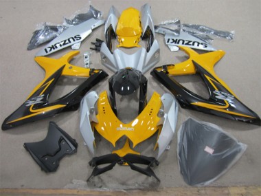 Carenados Moto GSXR 600 K8 08-10 - Amarillo Blanco Negro