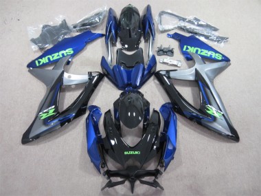 Carenados Moto GSXR 600 K8 08-10 - Azul Verde Calcomanía