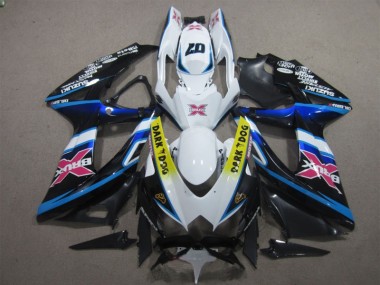 Carenados Moto GSXR 600 K8 08-10 - Blanco Oscuro Dog 07