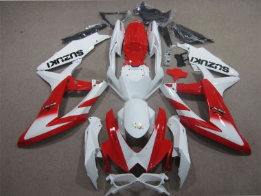 Carenados Moto GSXR 600 K8 08-10 - Blanco Rojo