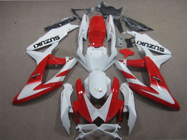Carenados Moto GSXR 600 K8 08-10 - Blanco Rojo Carenados Moto GSXR 600 K8 08-10 - Blanco Rojo