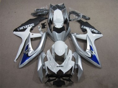 Carenados Moto GSXR 600 K8 08-10 - Plata Azul Blanco