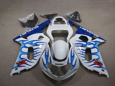 Carenados Moto GSXR 750 K1 K2 K3 01-03 - Blanco Azul Llama