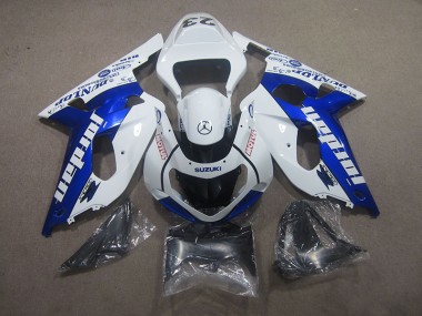Carenados Moto GSXR 750 K1 K2 K3 01-03 - Blanco Azul Motul