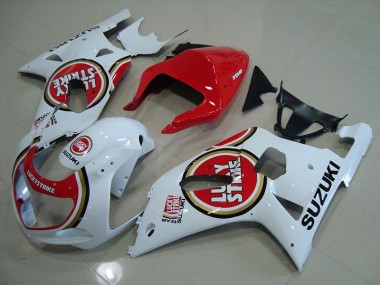 Carenados Moto GSXR 750 K1 K2 K3 01-03 - Rojo Blanco Lucky Strike