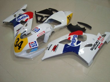 Carenados Moto GSXR 750 K4 04-05 - Blanco Azul Pepsi 34